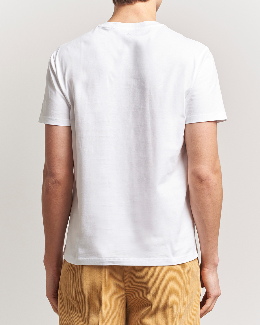 Herren | T-Shirts | AMI | Tonal Heart Logo T-Shirt White