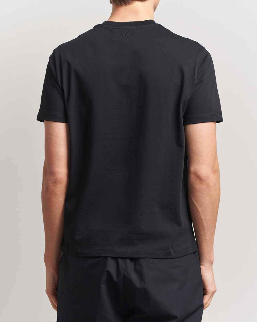 Herren | T-Shirts | AMI | Heart Logo T-Shirt Black
