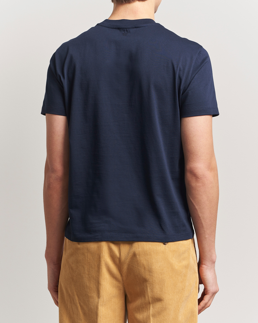 Herren | T-Shirts | AMI | Heart Logo T-Shirt Navy