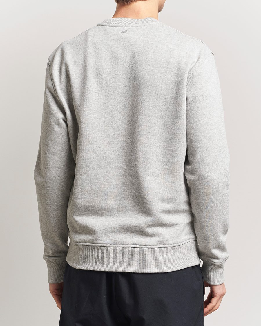 Herren | Pullover | AMI | Heart Logo Sweatshirt Heather Ash Grey