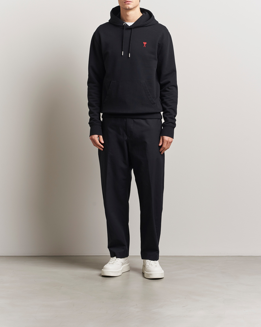 Herren | Pullover | AMI | Heart Logo Hoodie Black
