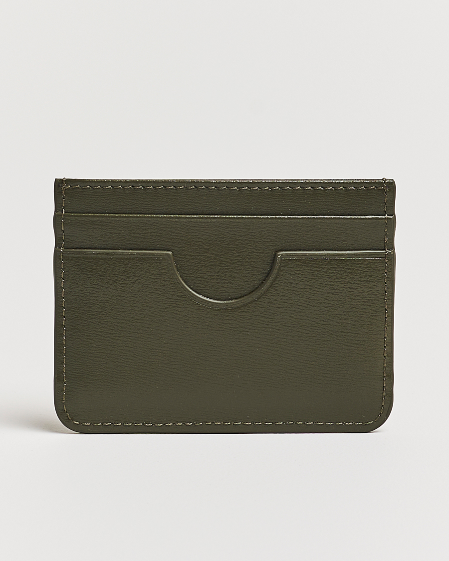Herren | AMI Tonal Heart Logo Card Holder Dark Olive | AMI | Tonal Heart Logo Card Holder Dark Olive