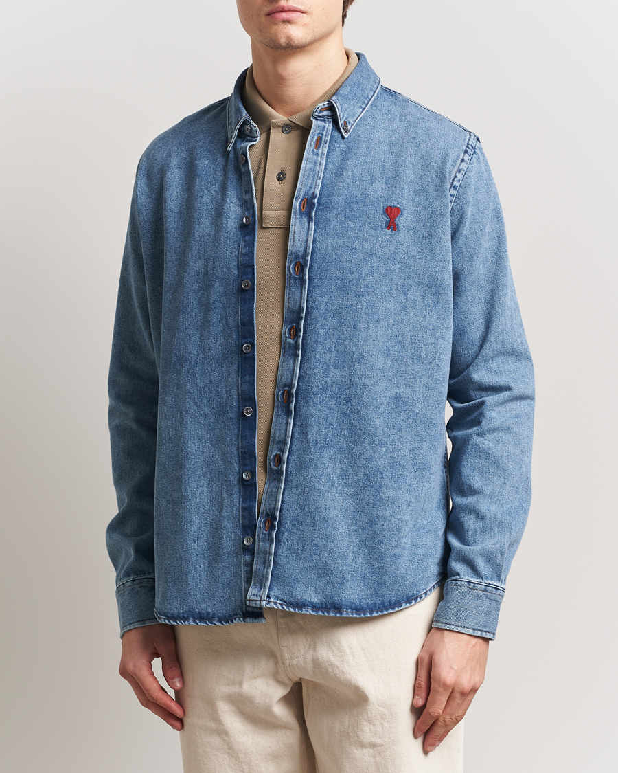 Herren | Hemden | AMI | ADC Jeans Shirt Used Blue