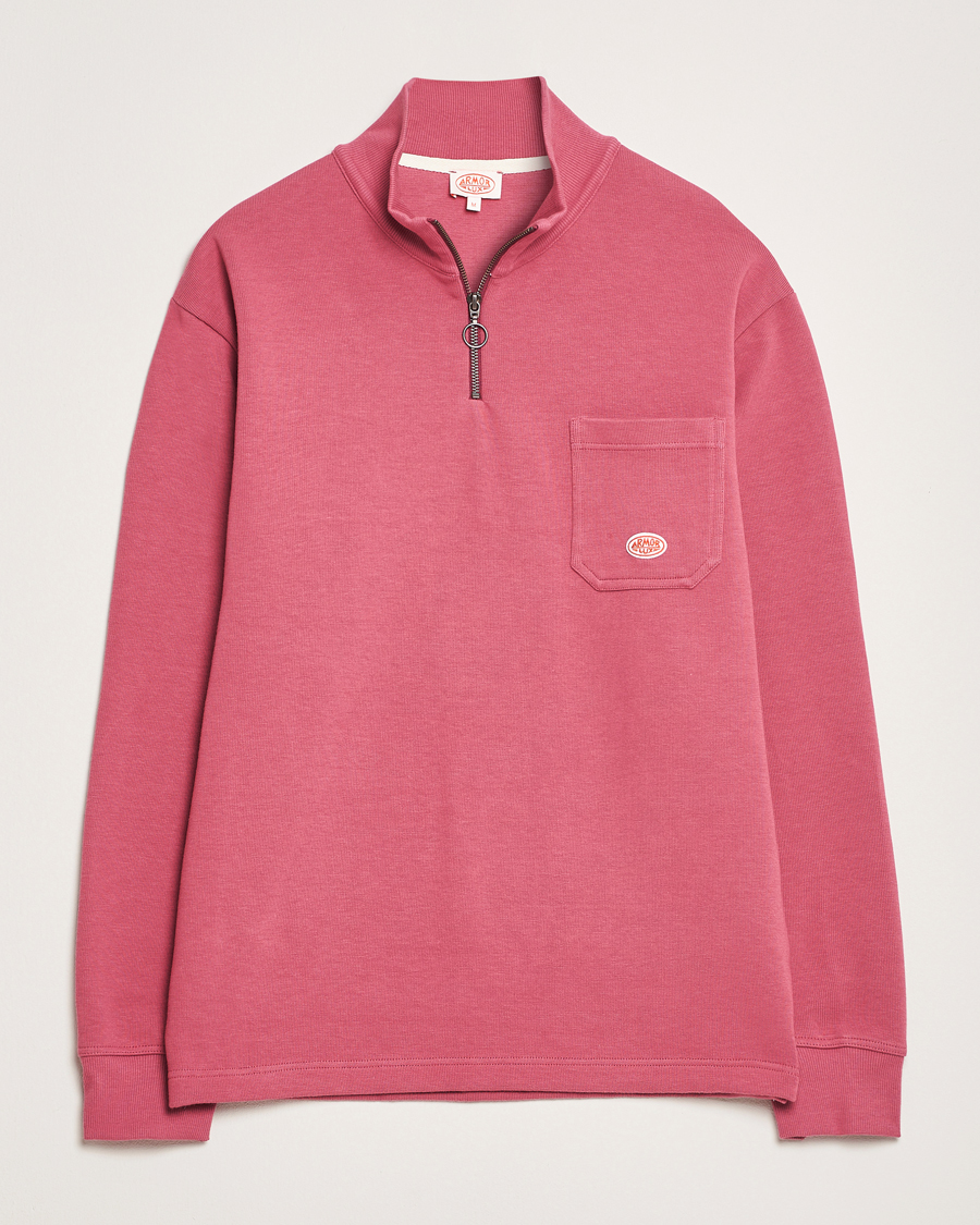 Herren | Pullover | Armor-lux | Camionneur Cotton Half Zip Sweater Malaga
