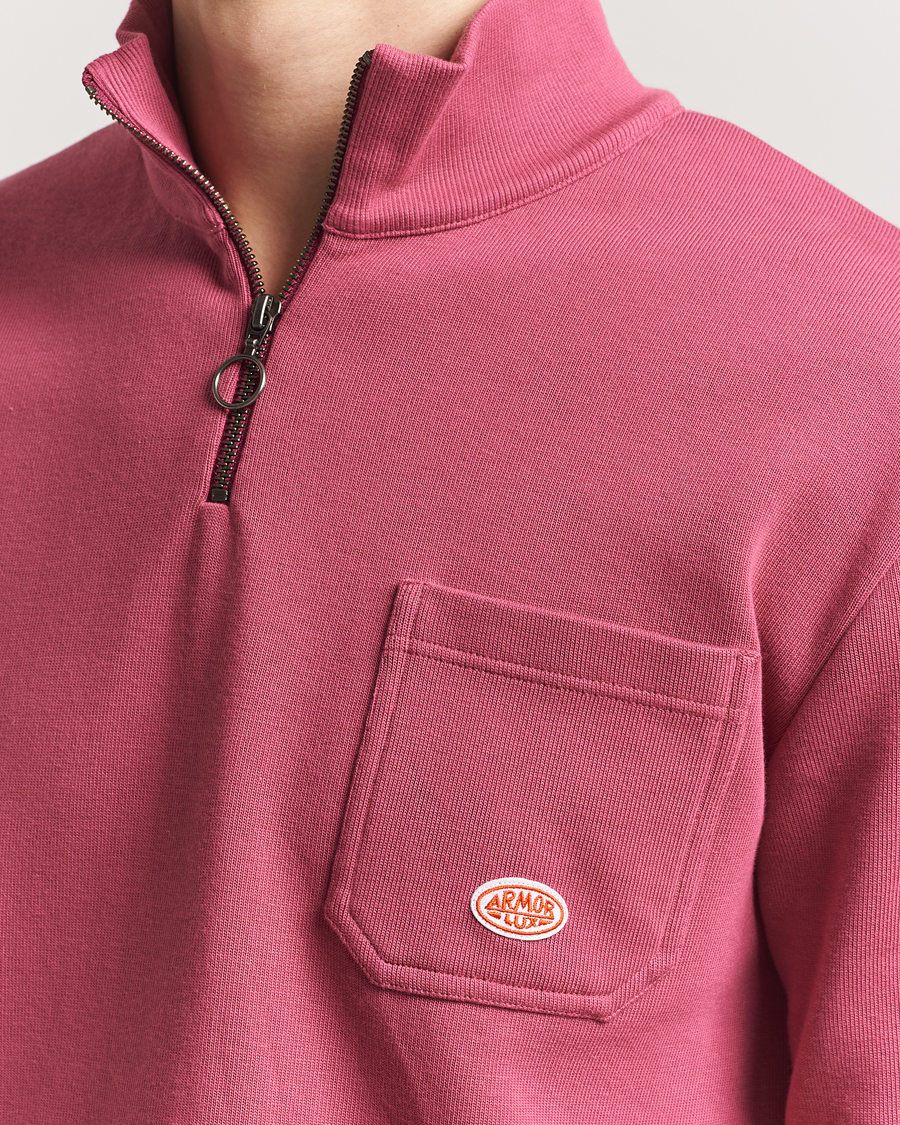 Herren | Pullover | Armor-lux | Camionneur Cotton Half Zip Sweater Malaga