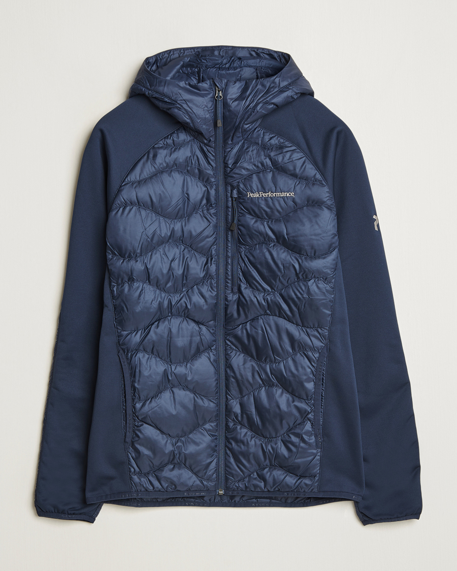 Herren | Jacken | Peak Performance | Helium Down Hooded Hybrid Jacket Blue Shadow