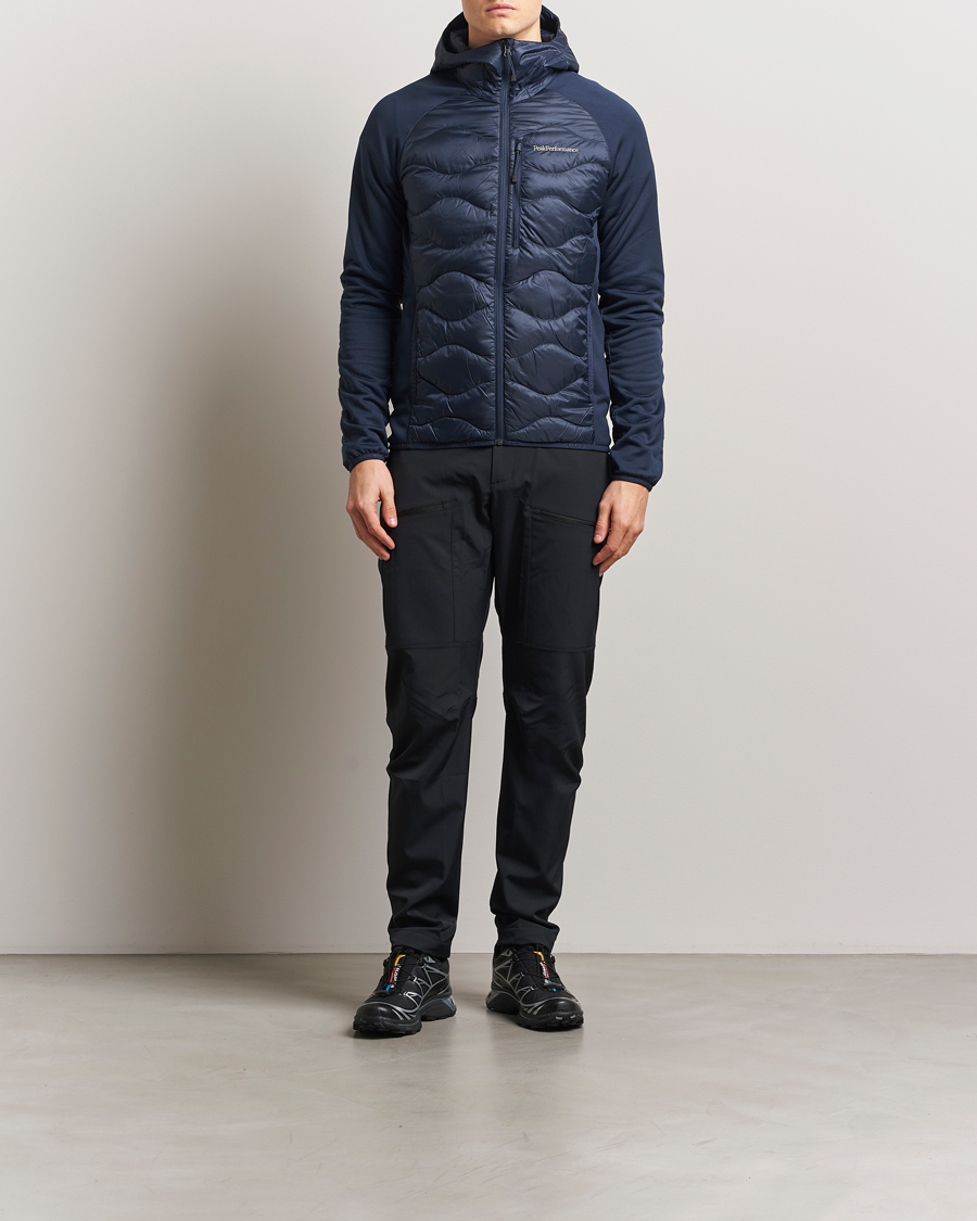 Herren | Jacken | Peak Performance | Helium Down Hooded Hybrid Jacket Blue Shadow