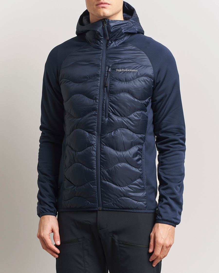 Herren | Jacken | Peak Performance | Helium Down Hooded Hybrid Jacket Blue Shadow