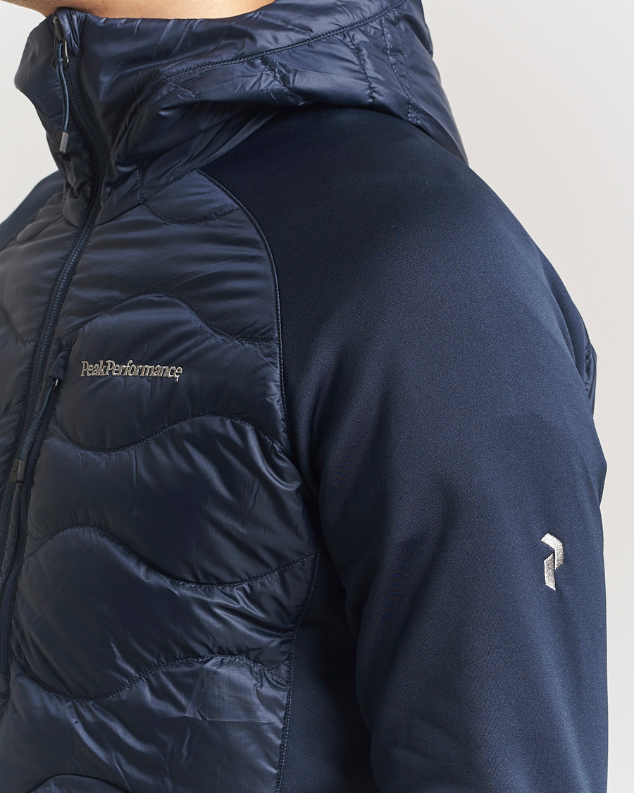 Herren | Jacken | Peak Performance | Helium Down Hooded Hybrid Jacket Blue Shadow