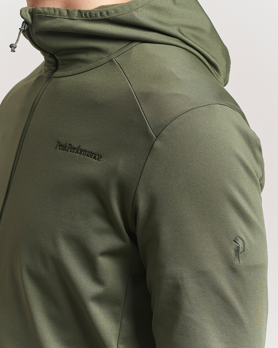 Herren | Pullover | Peak Performance | Light Hooded Full Zip Pine Needle