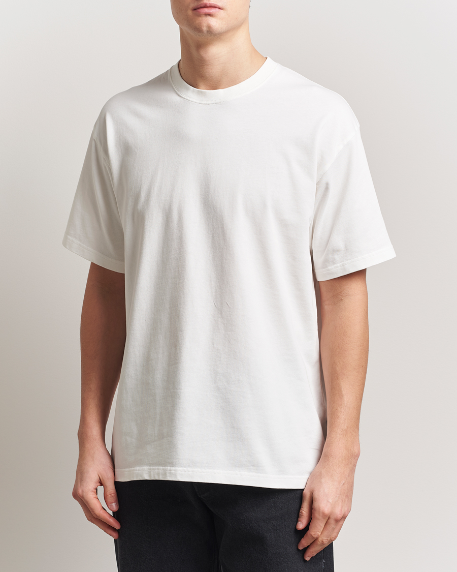 Herren | T-Shirts | Peak Performance | Heavy Cotton Crew Neck T-Shirt Off White