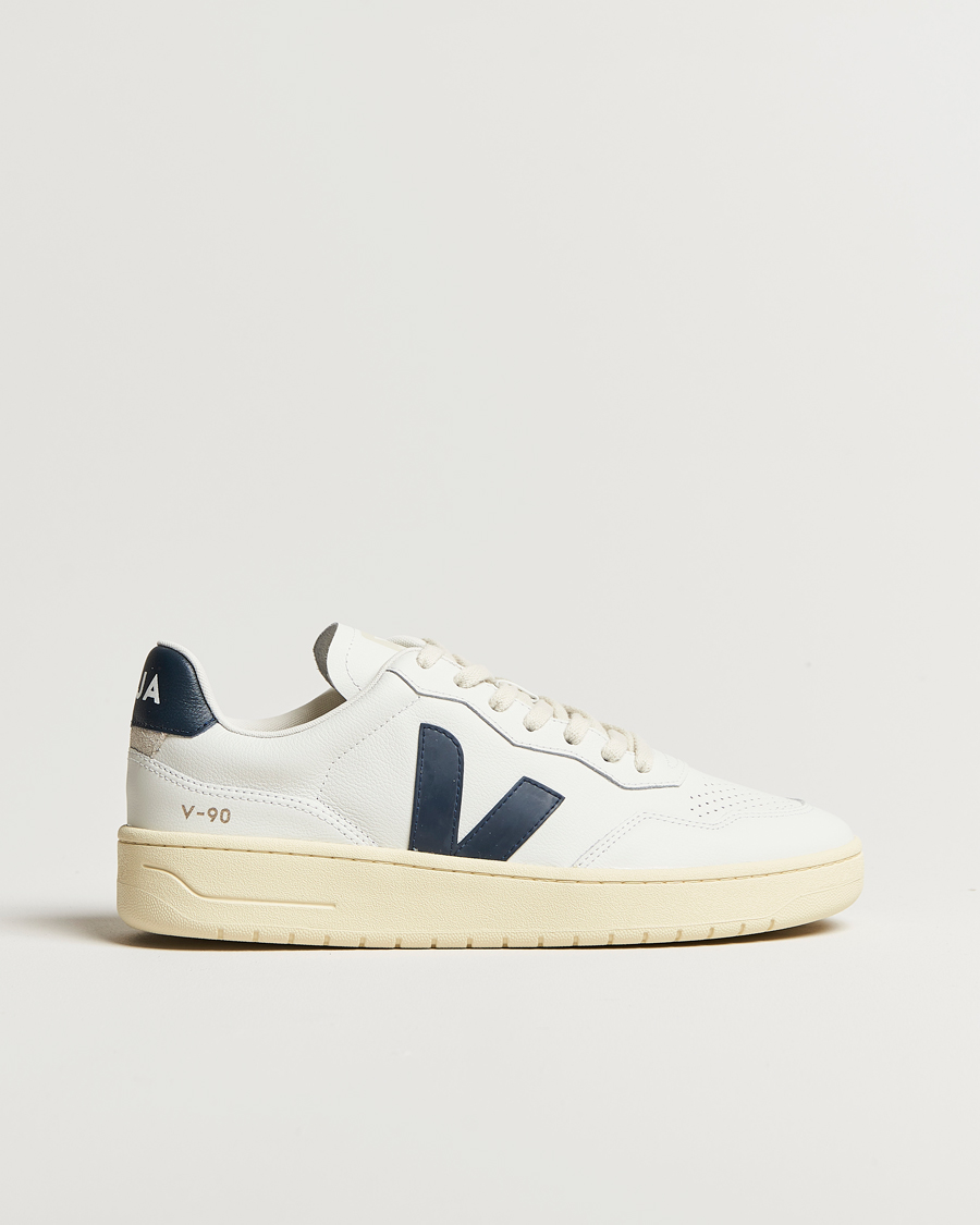 Herren | Sneaker | Veja | V-90 Sneaker Extra White/Nautico