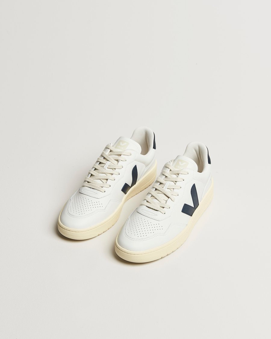 Herren | Sneaker | Veja | V-90 Sneaker Extra White/Nautico