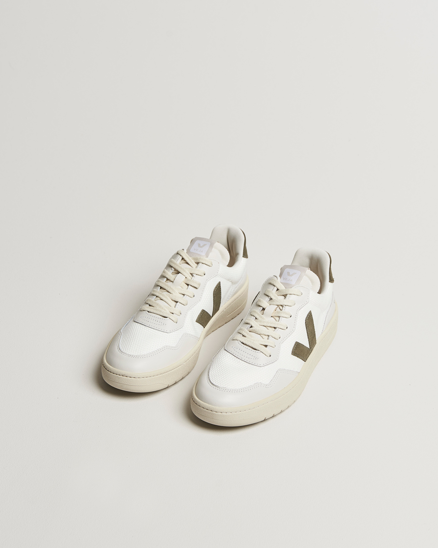 Herren | Sneaker | Veja | V-90 Mesh Sneaker White/Khaki