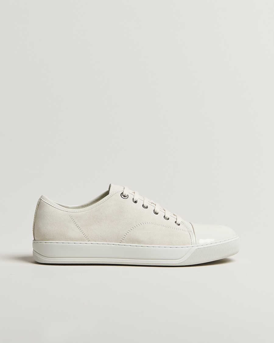 Herren | Sneaker | Lanvin | Patent Cap Toe Sneaker Ecru