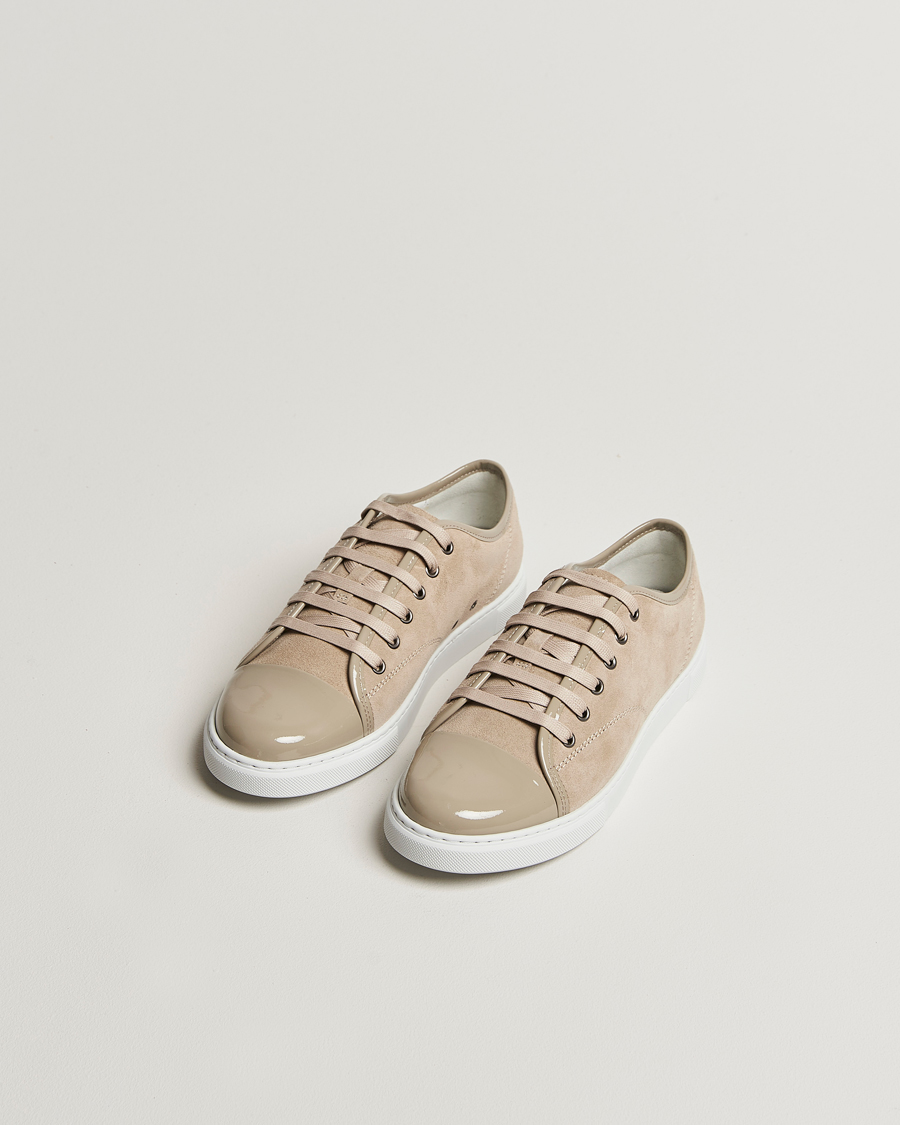 Herren | Gifts for Her | Lanvin | Womens Patent Cap Toe Sneaker Beige