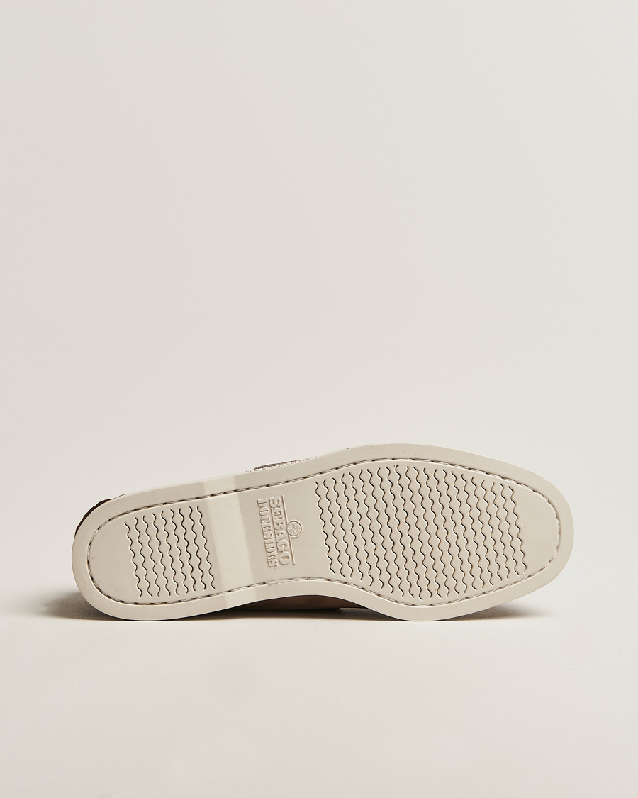 Herren | Segelschuhe | Sebago | Docksides Portland Nubuck Boat Shoe Dark Brown