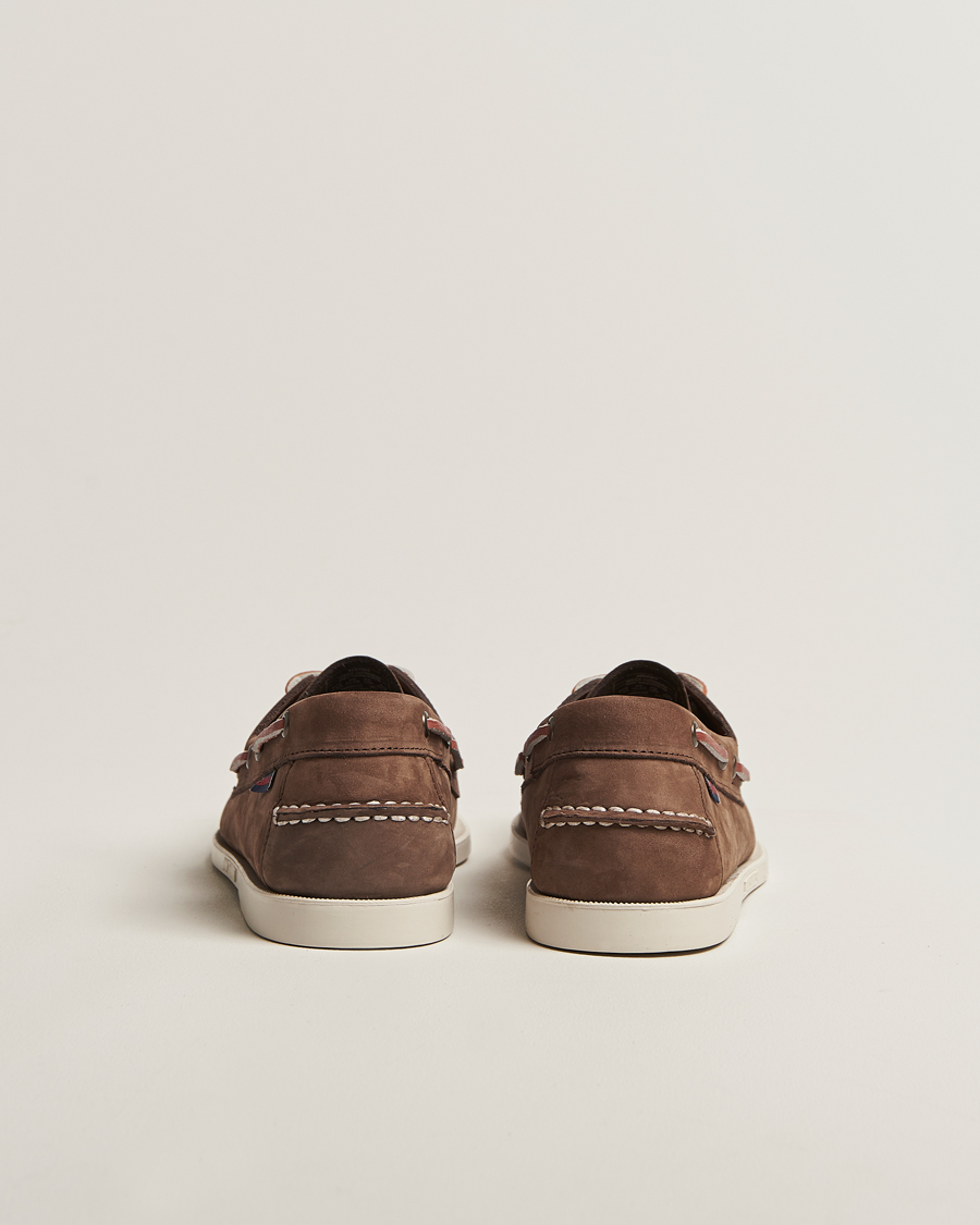 Herren | Segelschuhe | Sebago | Docksides Portland Nubuck Boat Shoe Dark Brown