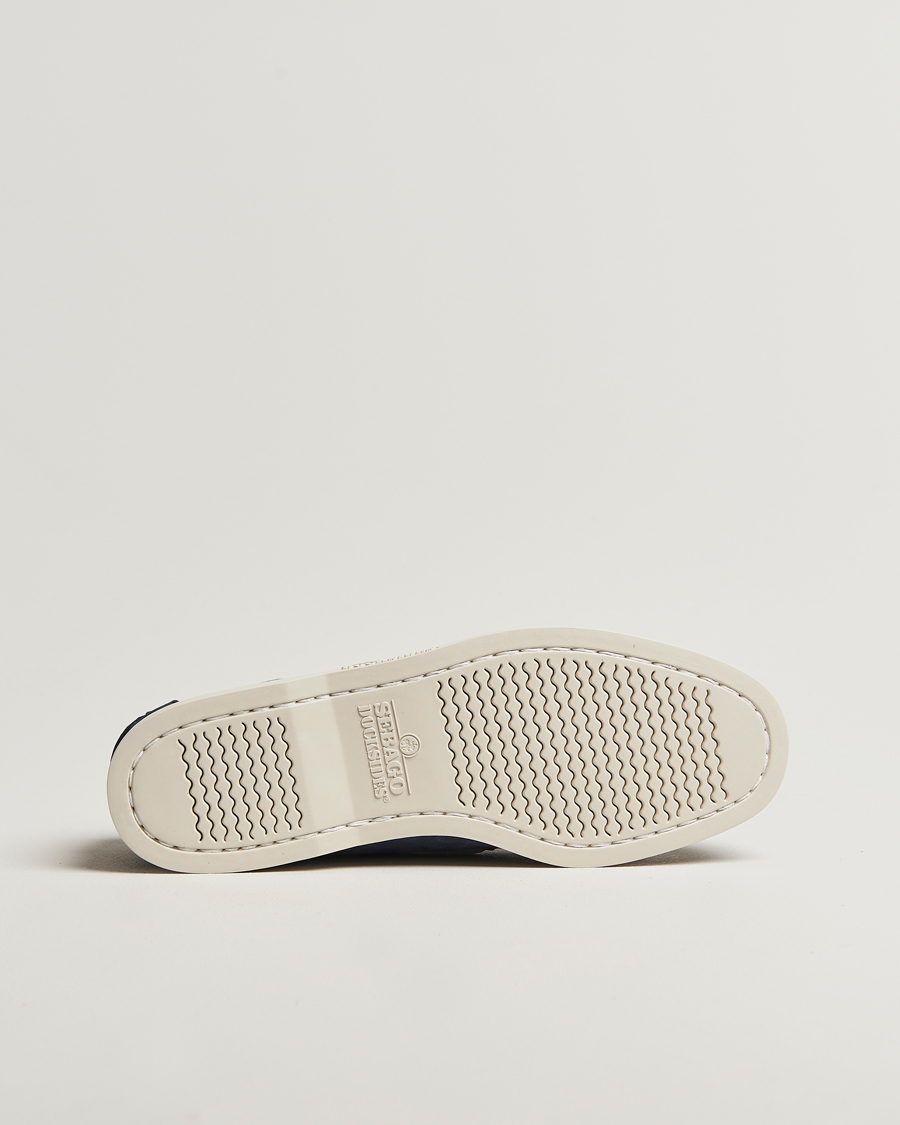 Herren | Segelschuhe | Sebago | Docksides Portland Nubuck Boat Shoe Blue Navy