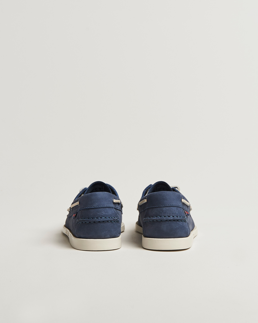 Herren | Segelschuhe | Sebago | Docksides Portland Nubuck Boat Shoe Blue Navy