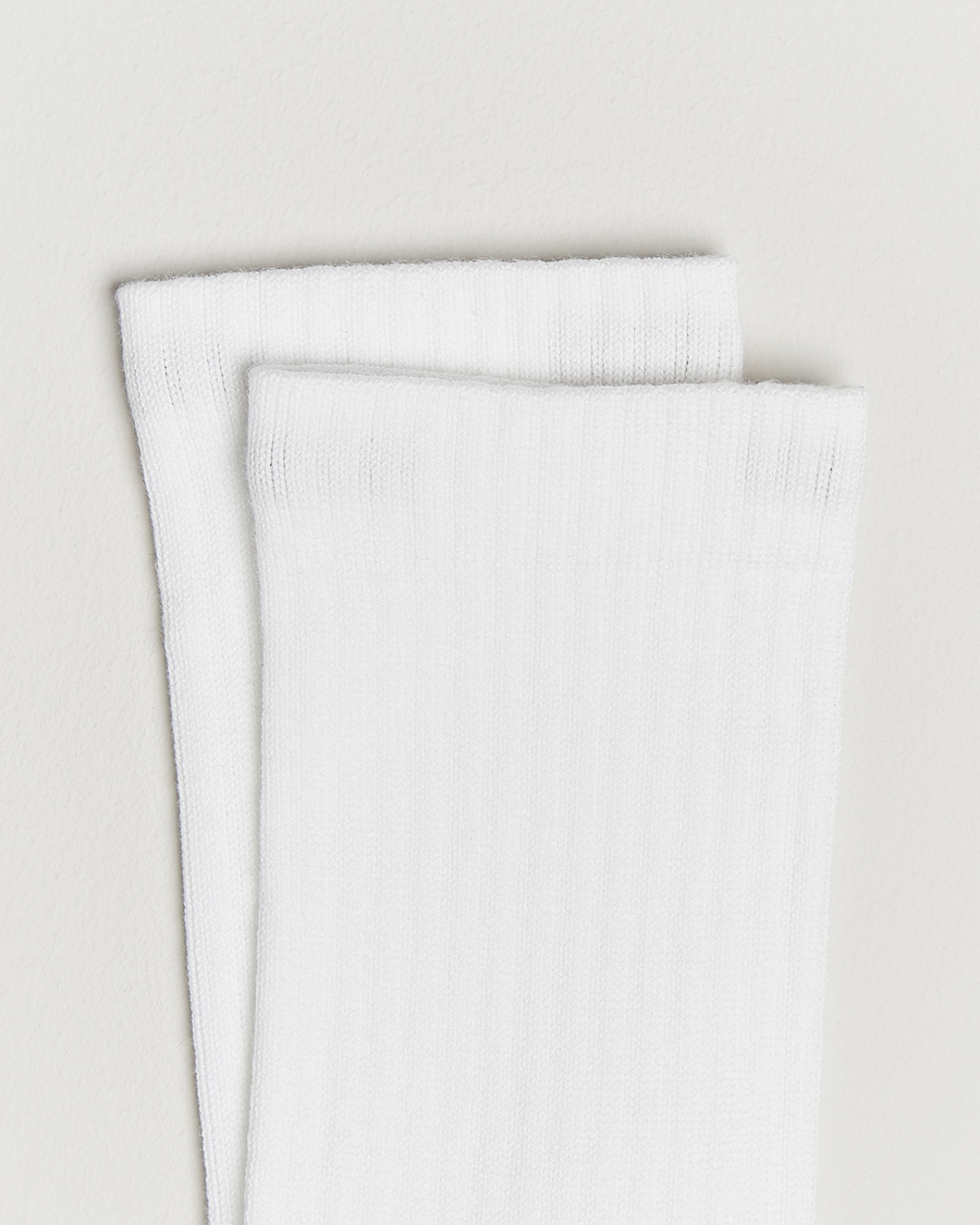 Herren | Unterwäsche | Sweyd | Two Tone Cotton Socks Off White/White