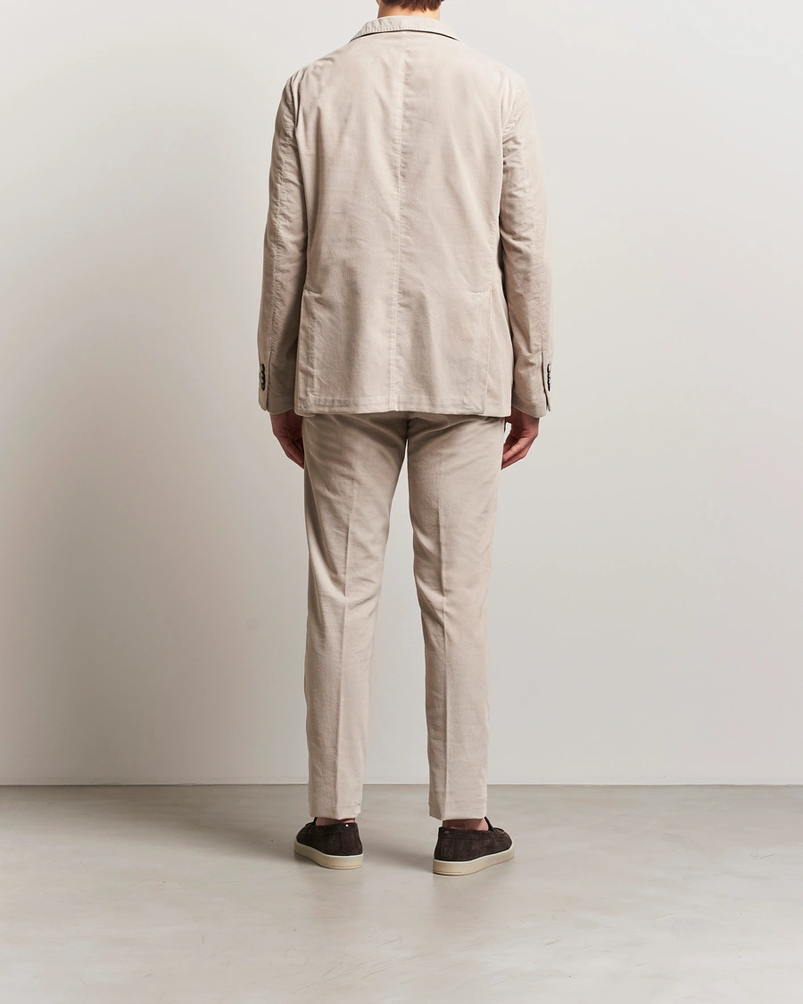 Herren | Anzüge | Massimo Alba | Sloop Baby Corduroy Suit Beige