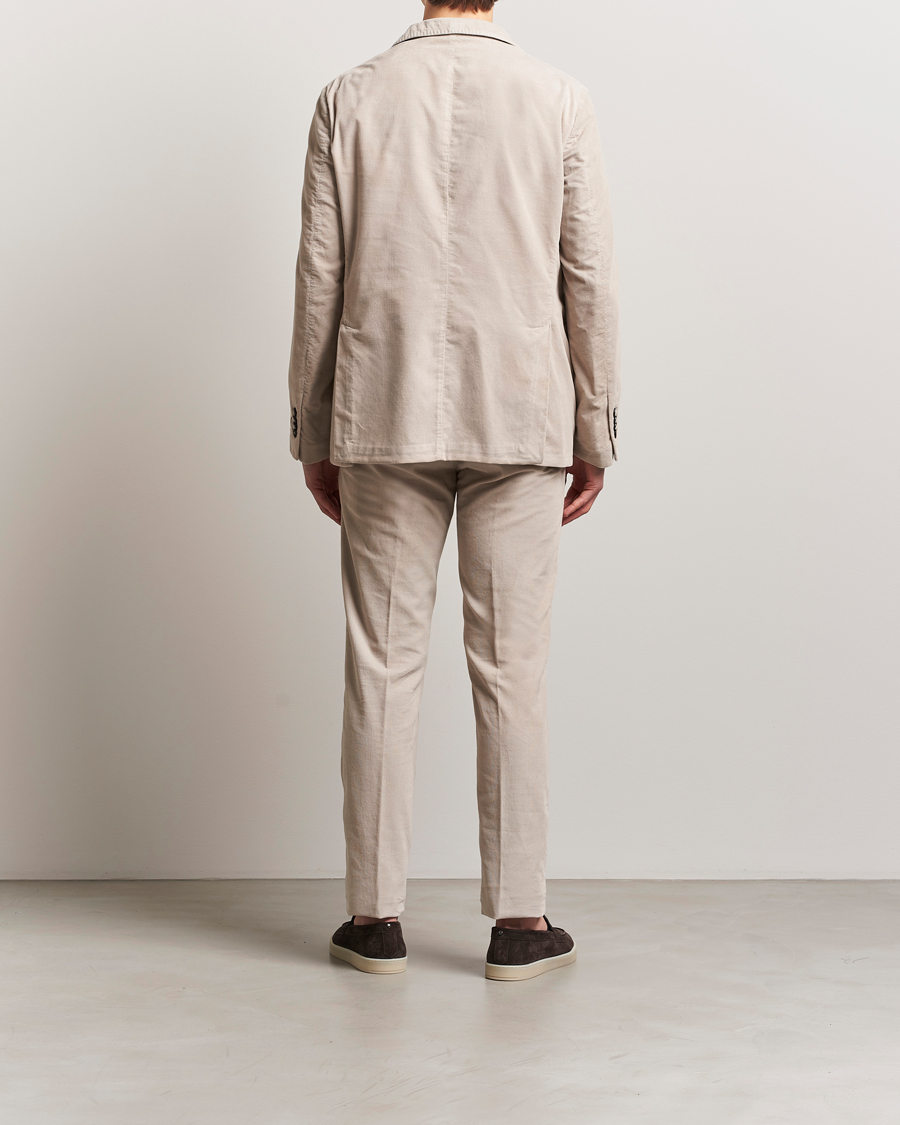 Herren | Anzüge | Massimo Alba | Sloop Baby Corduroy Suit Beige