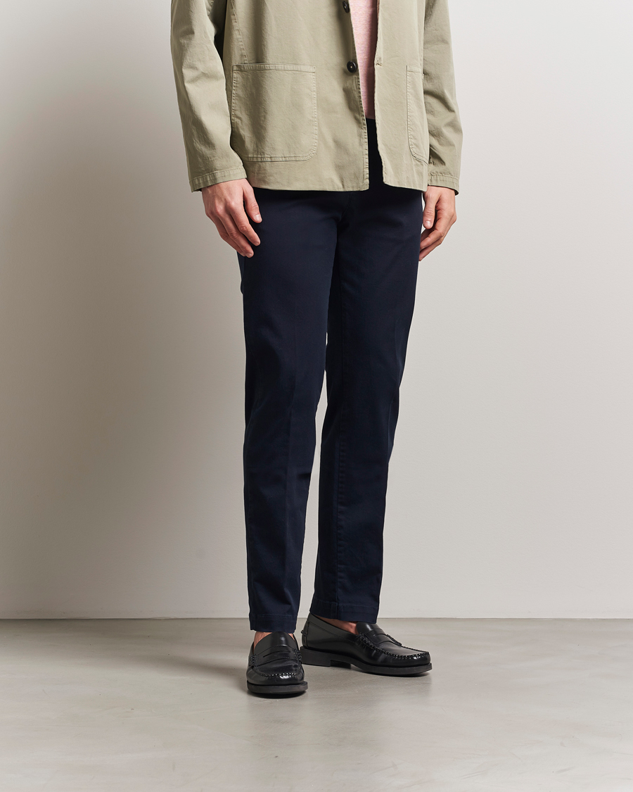 Herren | Hosen | Massimo Alba | Winch Cotton Trousers Navy