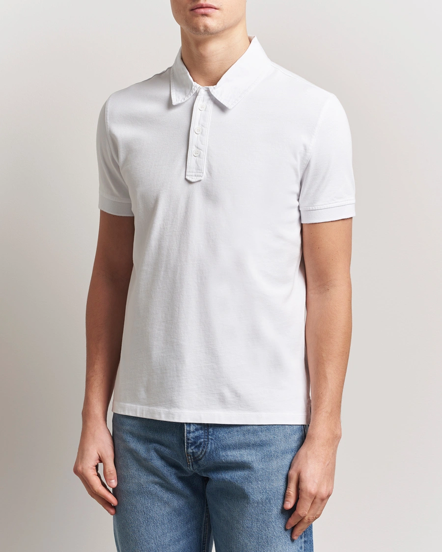 Herren | Poloshirts | Tiger of Sweden | Ronen Cotton Polo Pure White