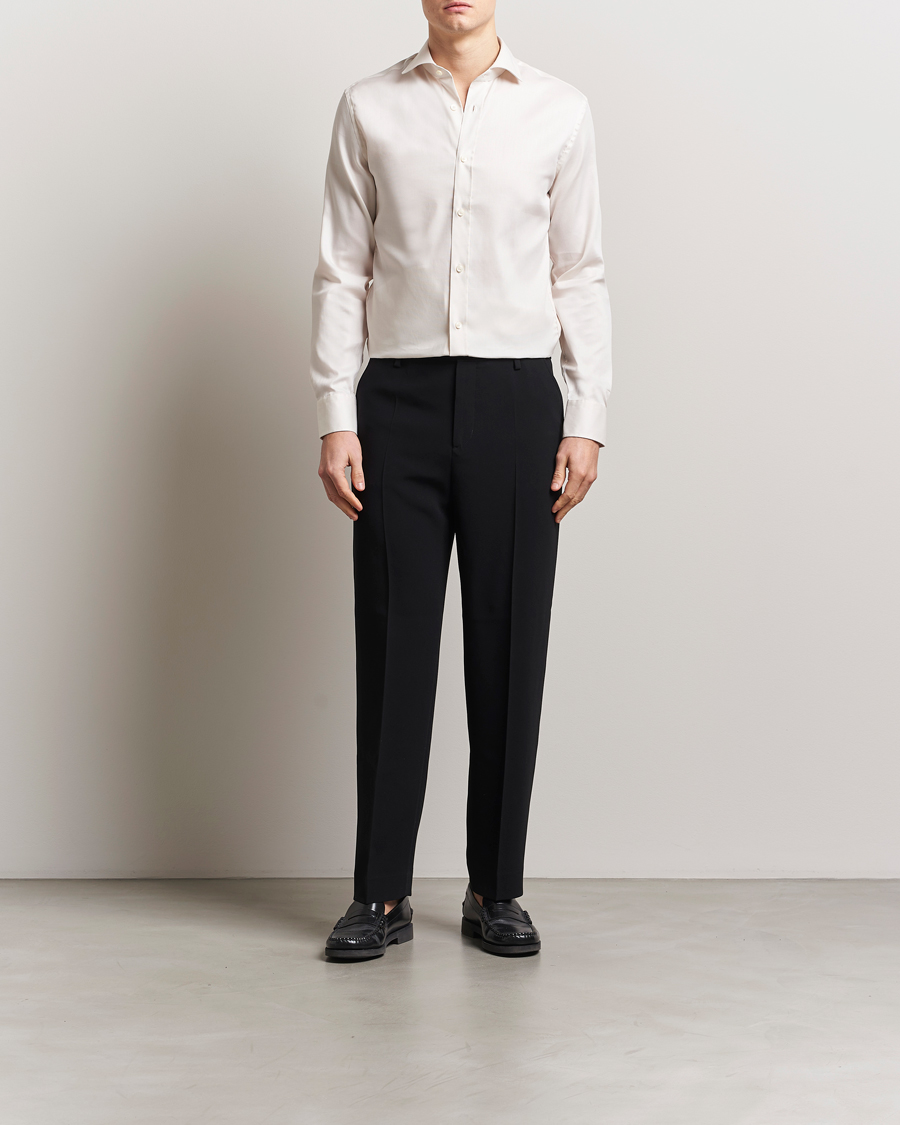 Herren | Hemden | Tiger of Sweden | Adley Cotton Shirt Soft Beige