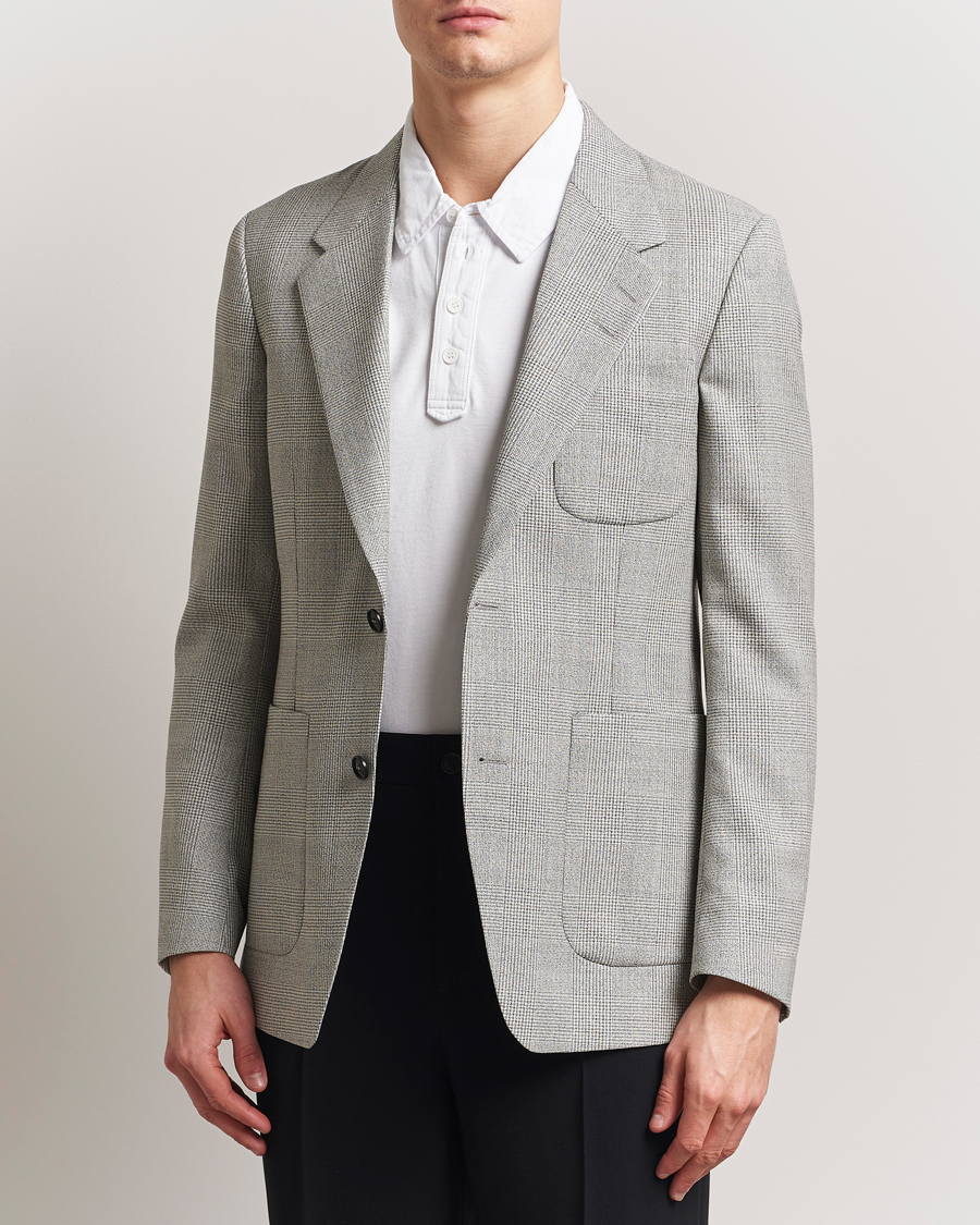Herren | Sakkos | Tiger of Sweden | Julien Wool Checked Blazer Granite