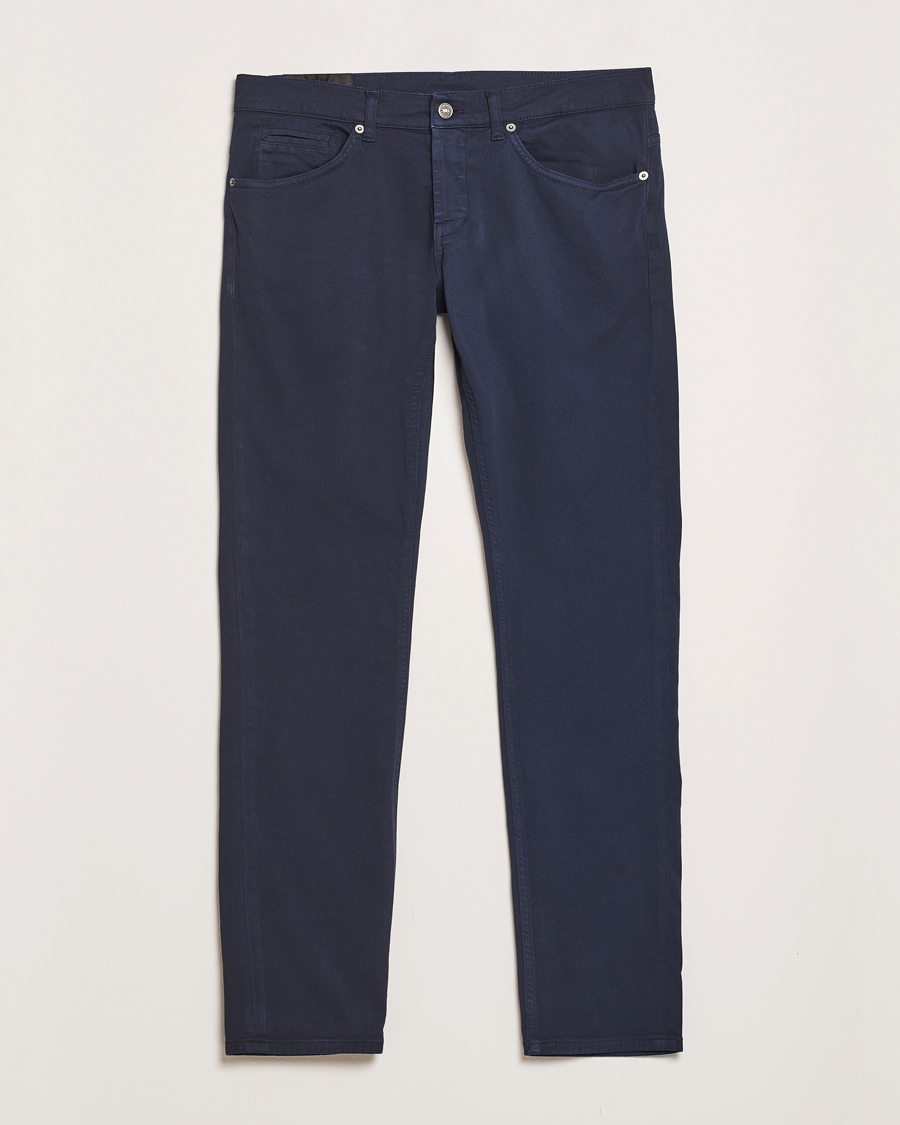 Herren | Hosen | Dondup | George Gabardine 5-Pocket Pants Navy