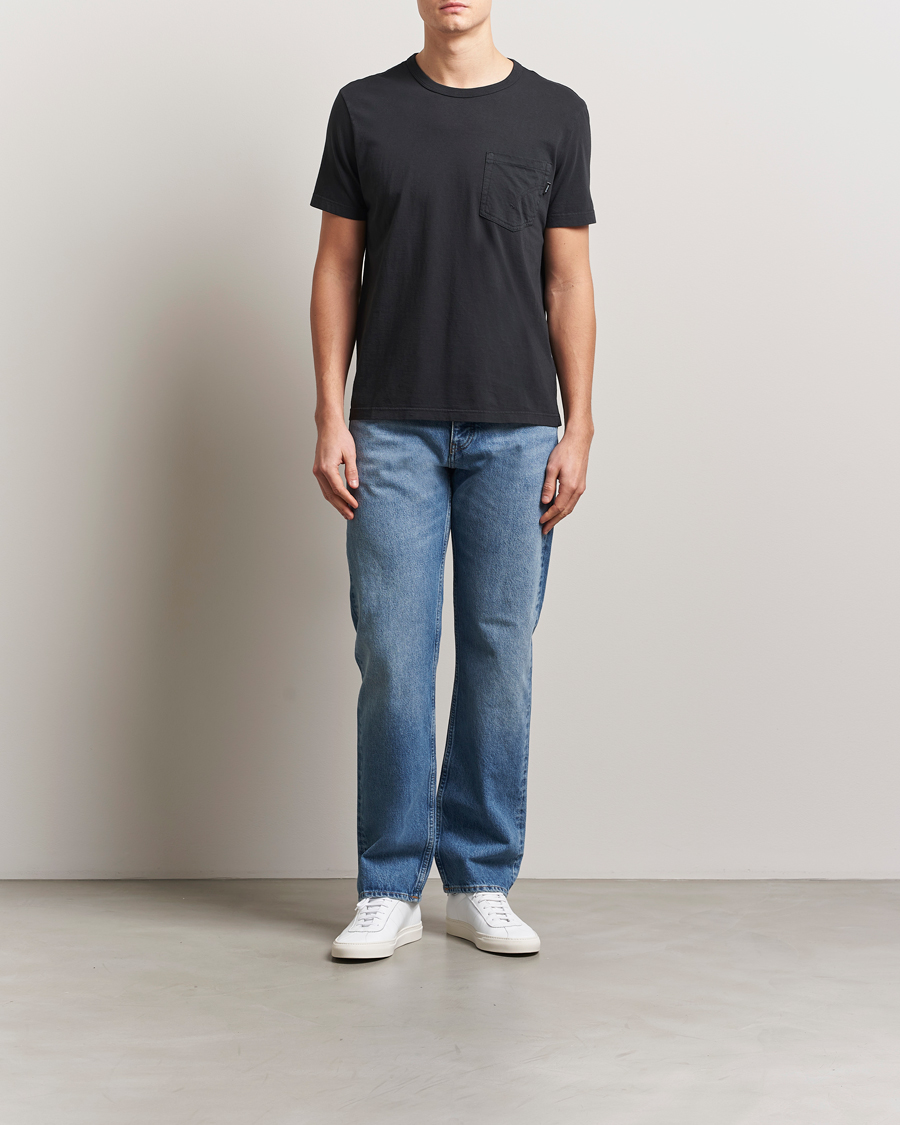 Herren | T-Shirts | Dondup | Pocket Crew Neck T-Shirt Black