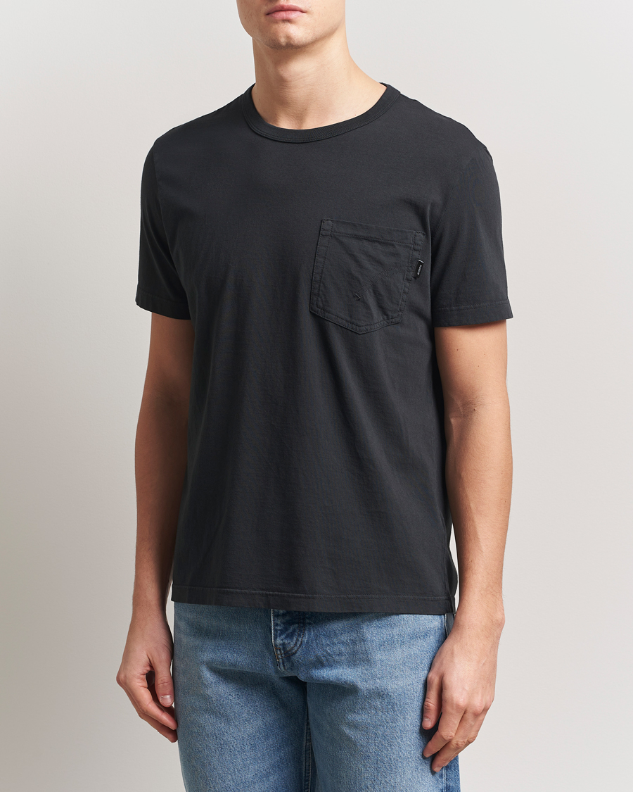 Herren | T-Shirts | Dondup | Pocket Crew Neck T-Shirt Black