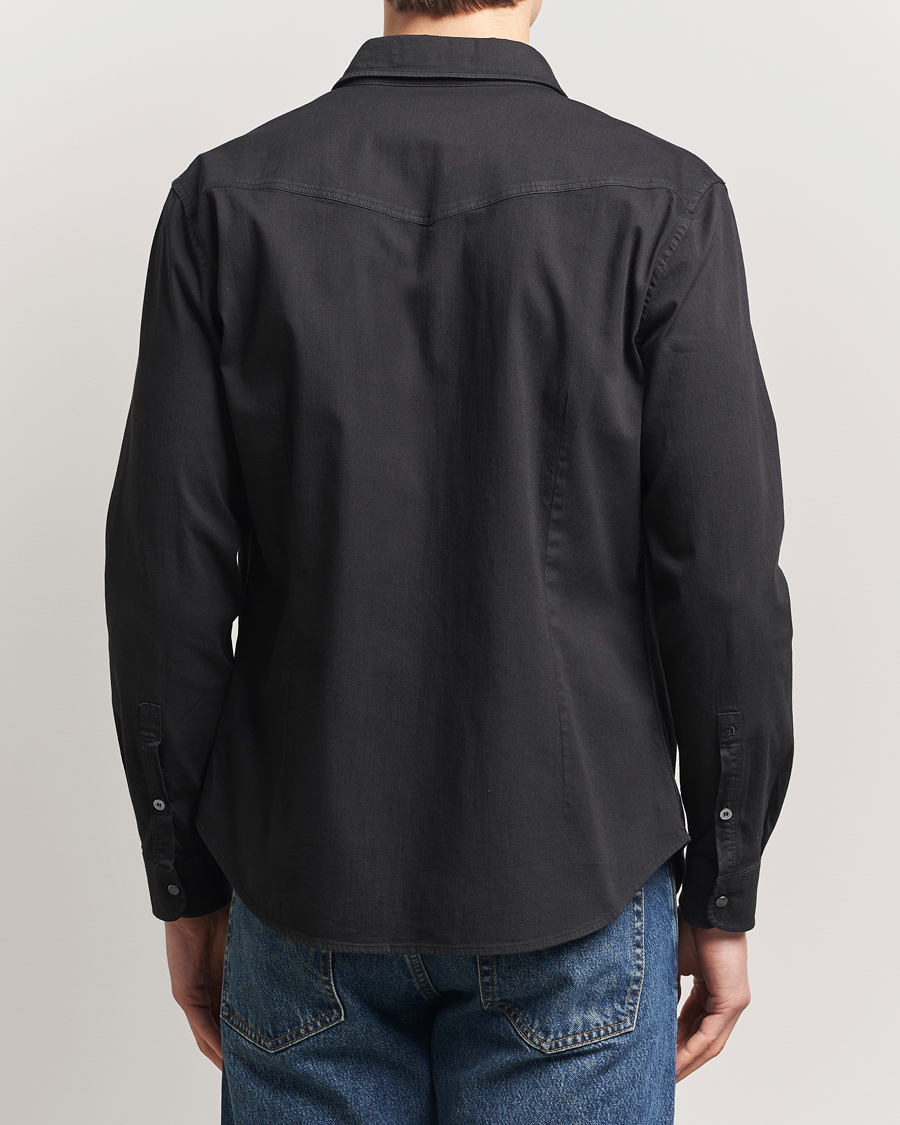 Herren | Hemden | Dondup | Slim Fit Pocket Denim Shirt Black