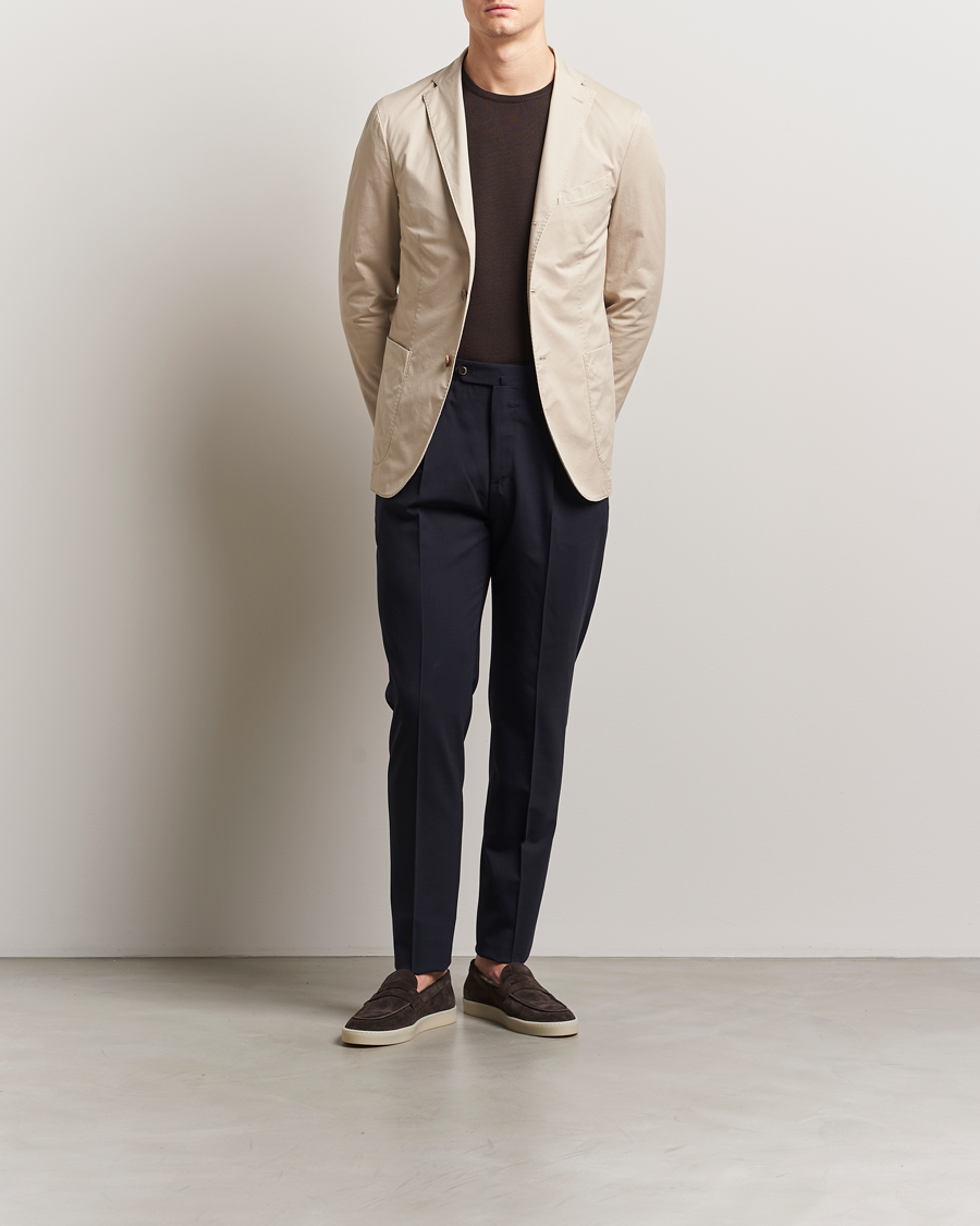 Herren | Sakkos | Boglioli | K Jacket Supima Cotton Blazer Beige