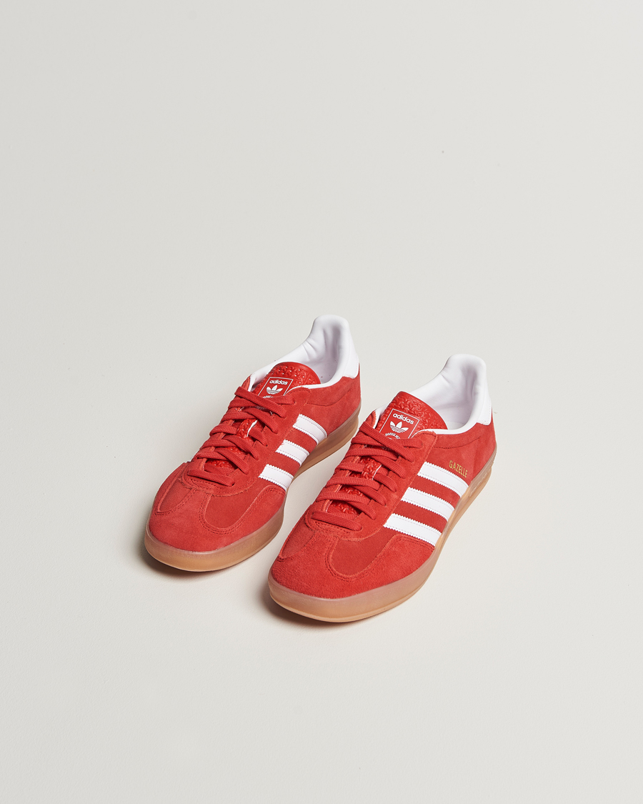 Herren | Sneaker | adidas Originals | Gazelle Indoor Sneaker Red/White