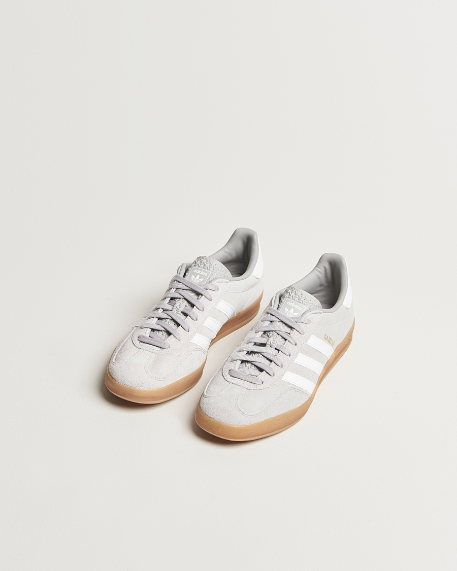 Herren | Sneaker | adidas Originals | Gazelle Indoor Sneaker Light Grey/White