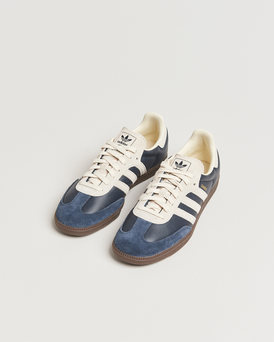 Herren | Sneaker | adidas Originals | Samba Original Sneaker Dark Blue/Off White