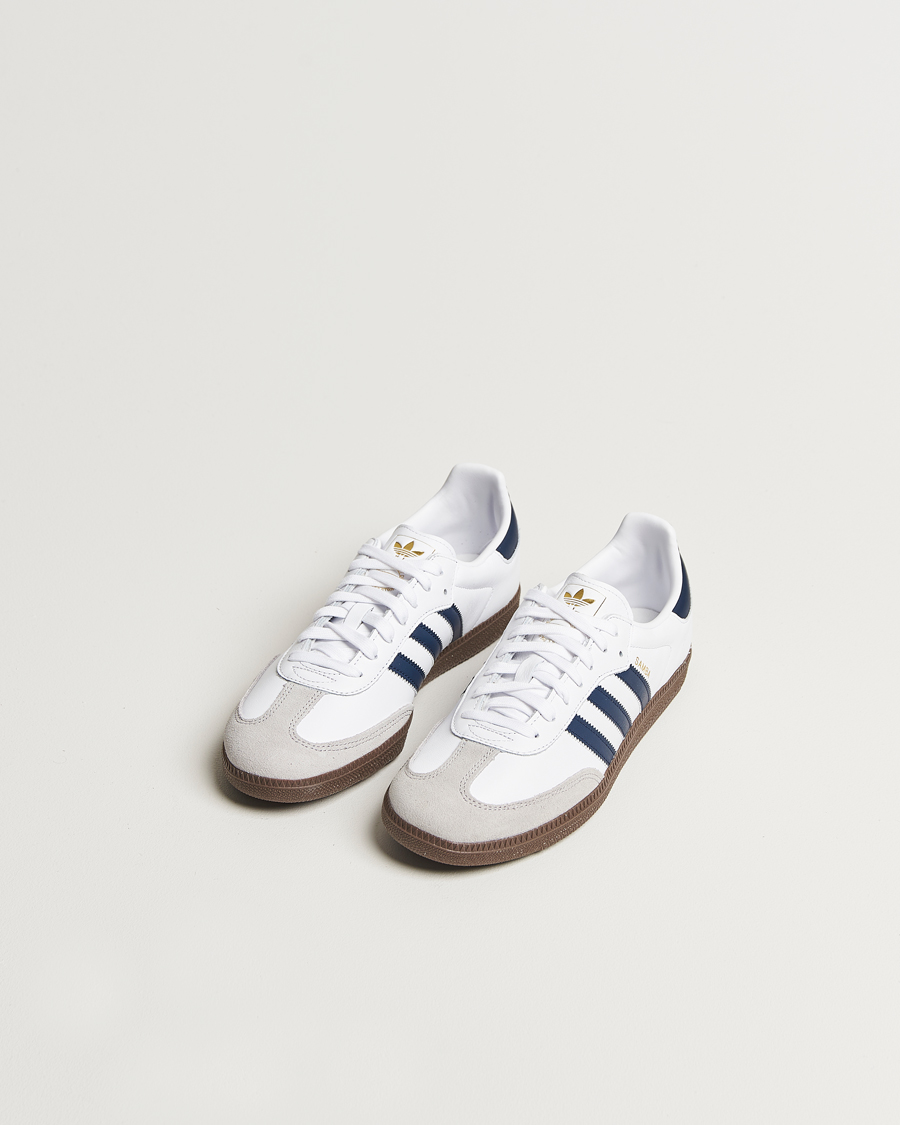 Herren | Sneaker | adidas Originals | Samba Original Sneaker White/Navy