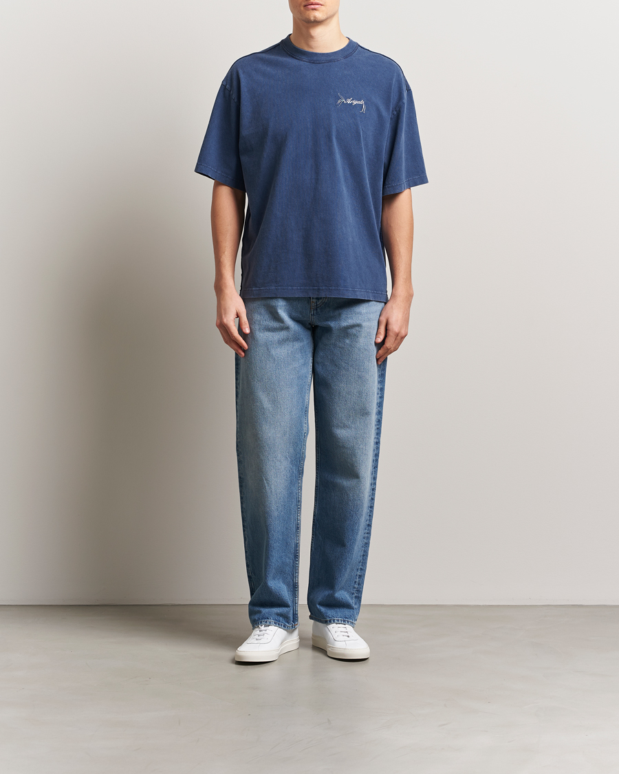 Herren | T-Shirts | Axel Arigato | Honor Washed T-Shirt Navy