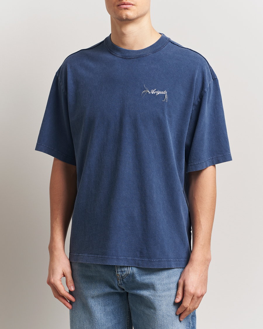 Herren | T-Shirts | Axel Arigato | Honor Washed T-Shirt Navy