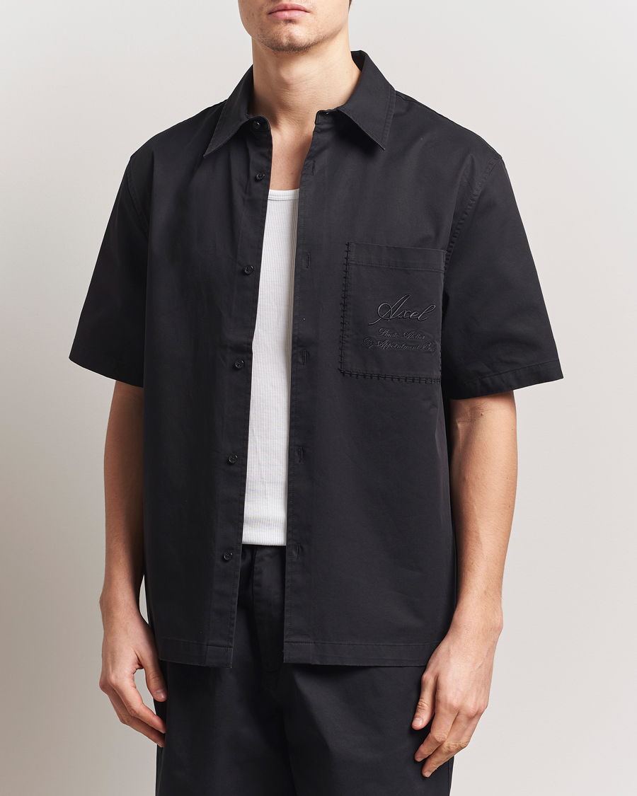 Herren | Hemden | Axel Arigato | Stitch Embroidered Shirt Black