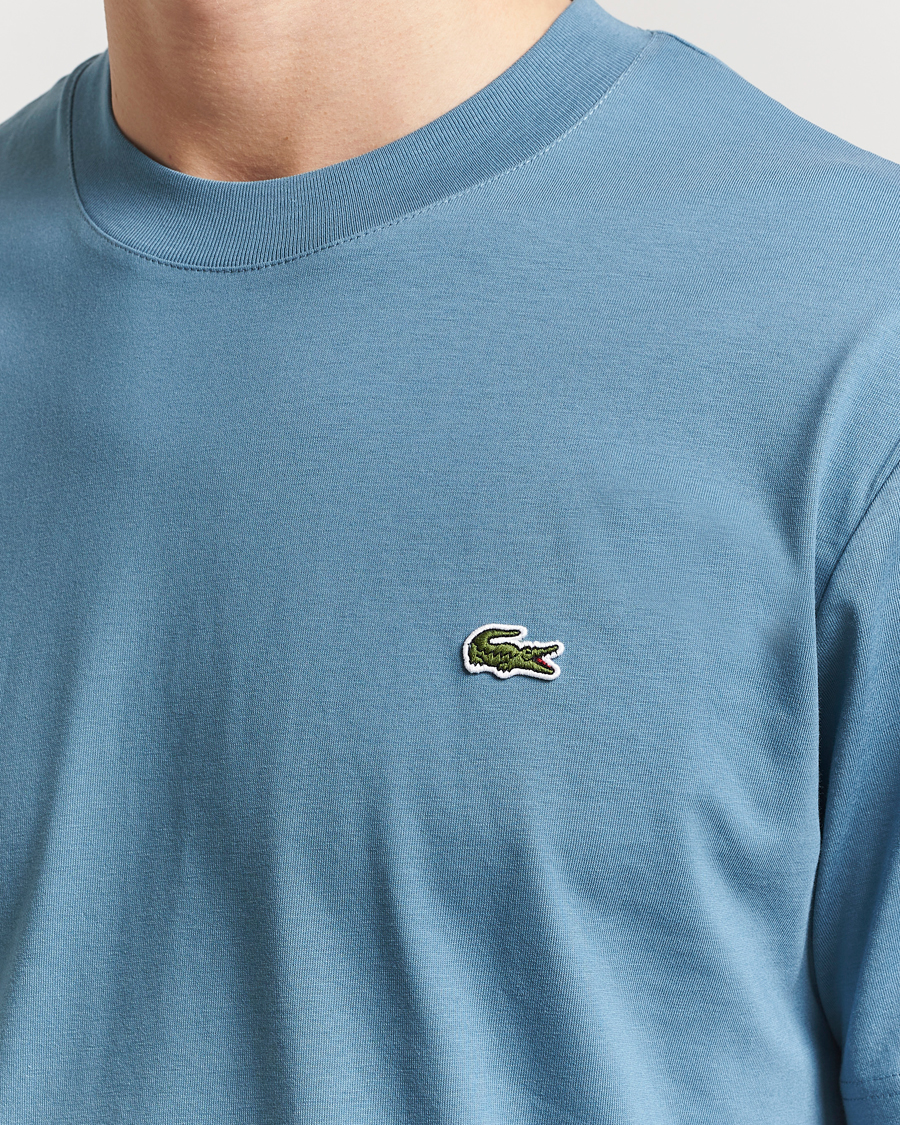 Herren | T-Shirts | Lacoste | Crew Neck T-Shirt Limestone