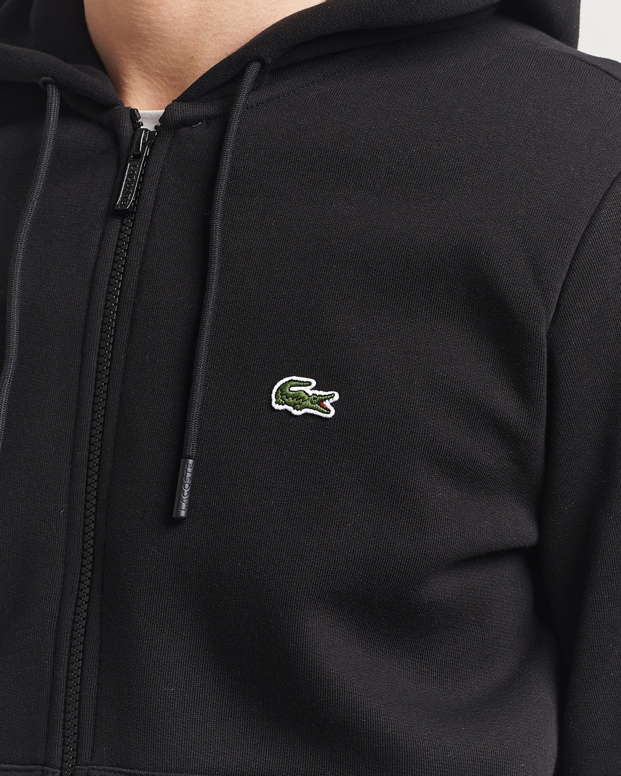 Herren | Pullover | Lacoste | Full Zip Hoodie Black