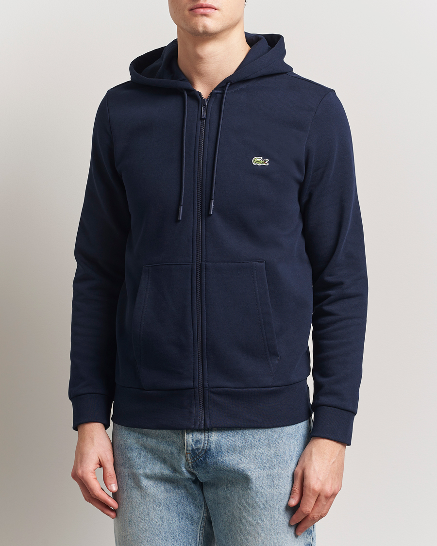 Herren | Pullover | Lacoste | Full Zip Hoodie Navy Blue