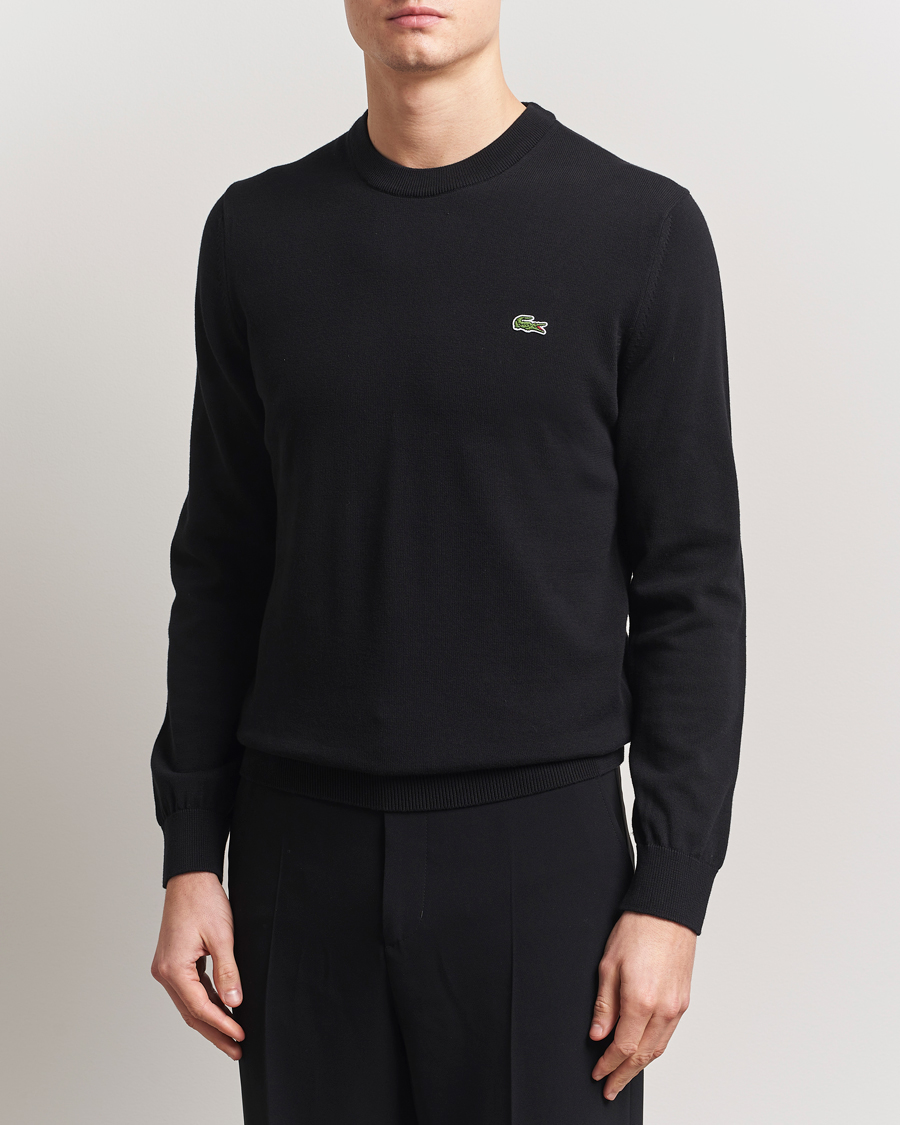 Herren | Pullover | Lacoste | Cotton Knitted Sweater Black