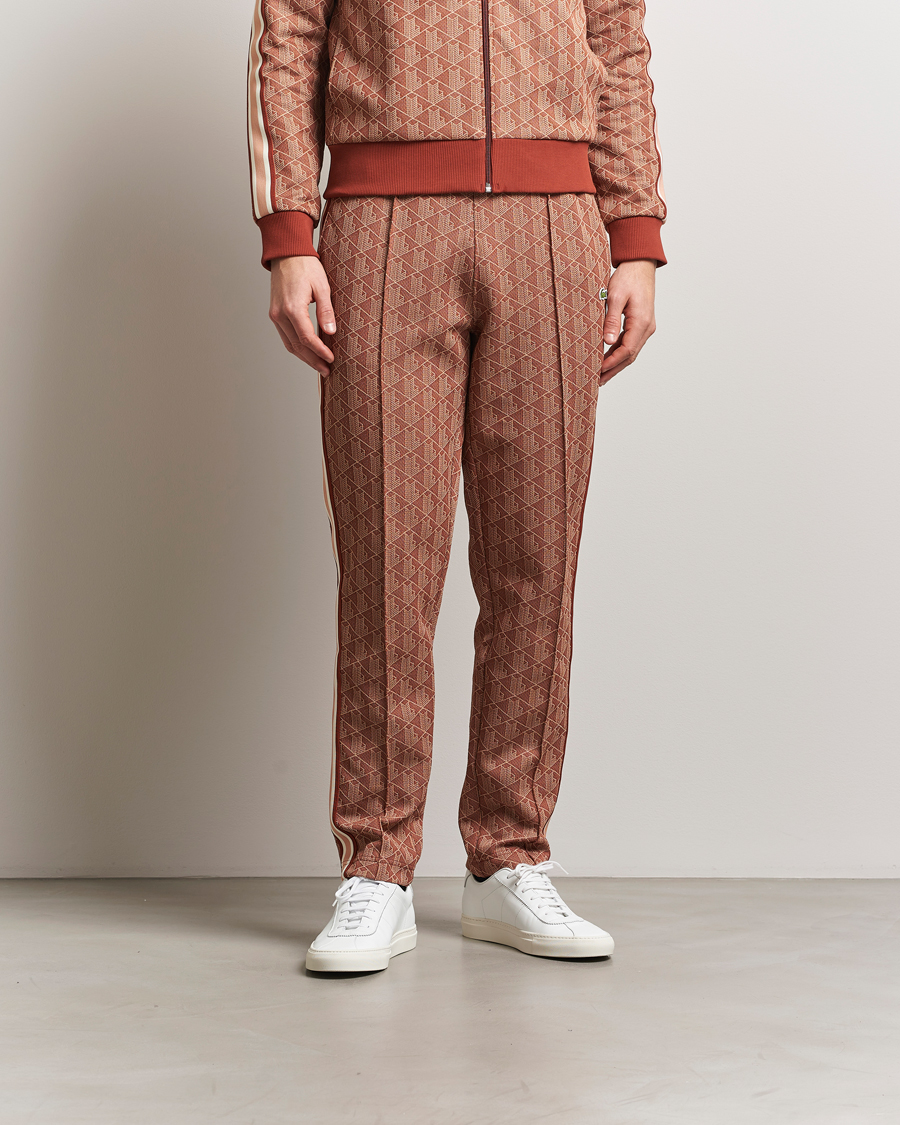 Herren | Hosen | Lacoste | Monogram Track Pants Iberis/Latte