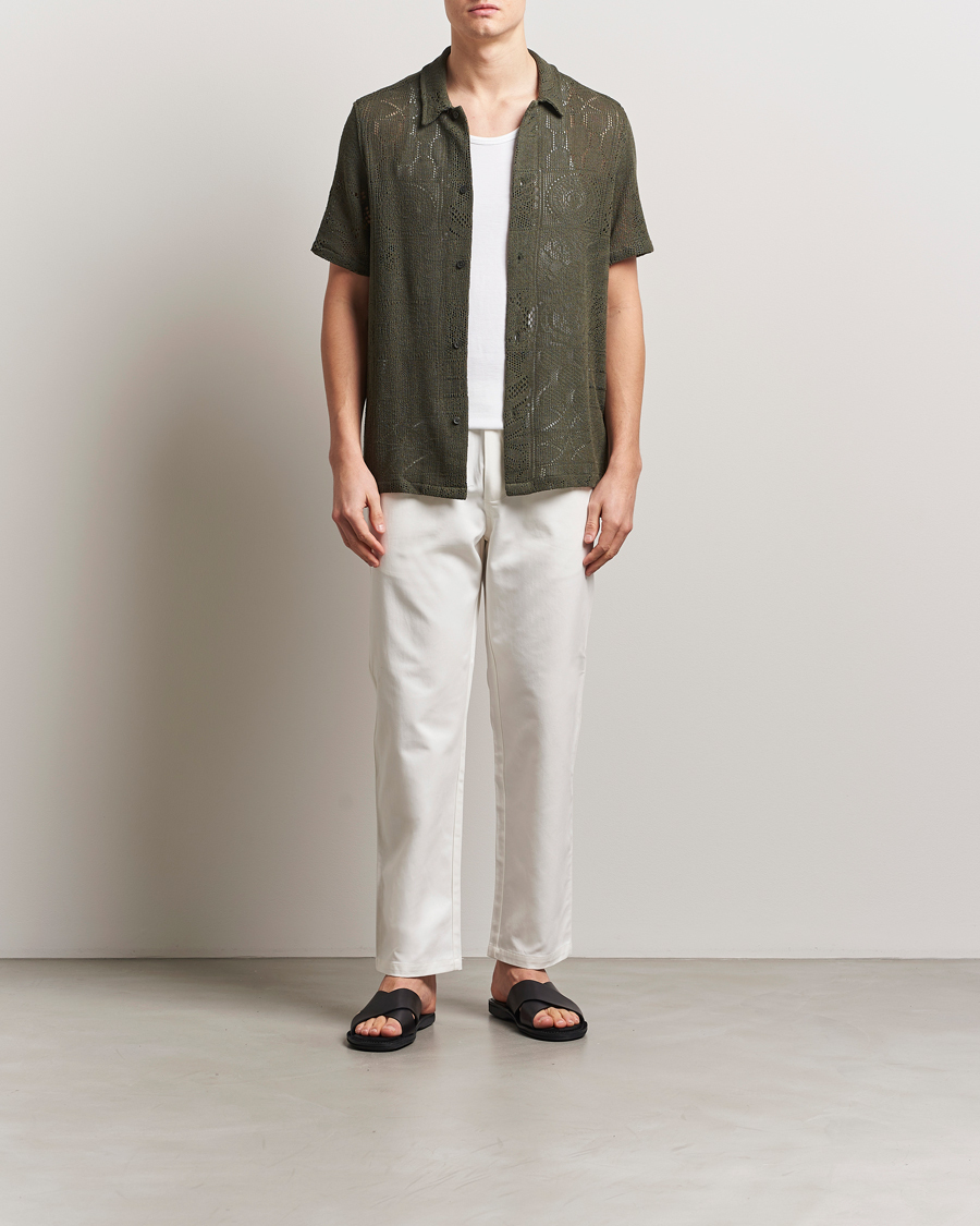 Herren | Hosen | Samsøe Samsøe | Jabari Drawstring Trousers Clear Cream