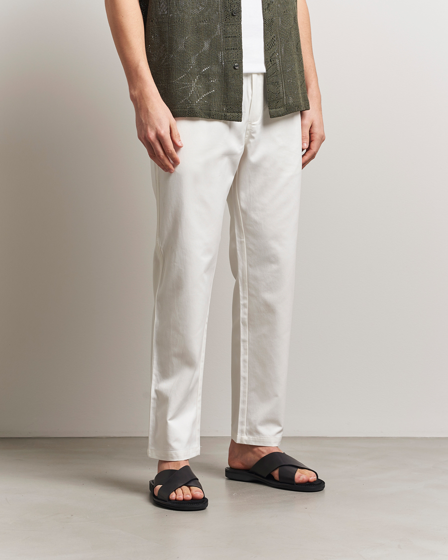 Herren | Hosen | Samsøe Samsøe | Jabari Drawstring Trousers Clear Cream